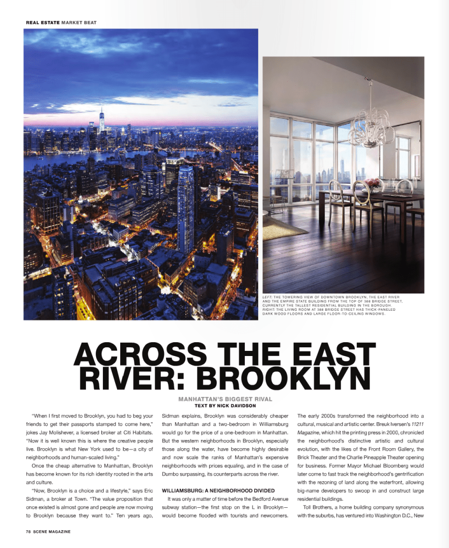 Honorable mention in Scene Magazine